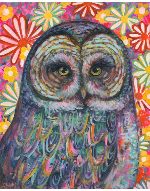 Owl You Need is Love - Owl 18x24"