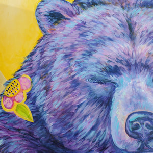 
            
                Load image into Gallery viewer, &amp;quot;Sleep While You Can They Say&amp;quot; - Sleeping Mama Bear - 48x60&amp;quot;
            
        